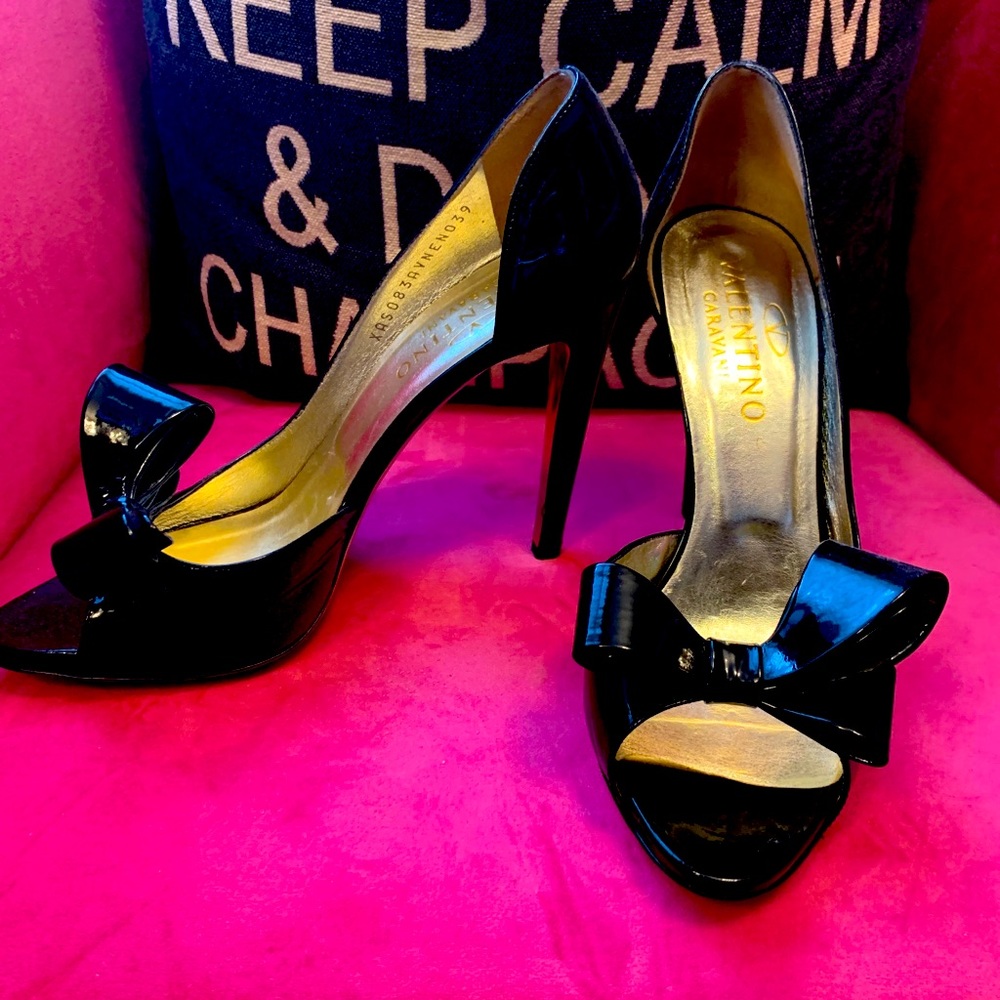 Valentino patent leather heels